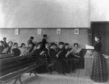 Carlisle Indian School, Carlisle, Pa. Music class, 1901. Creator: Frances Benjamin Johnston.