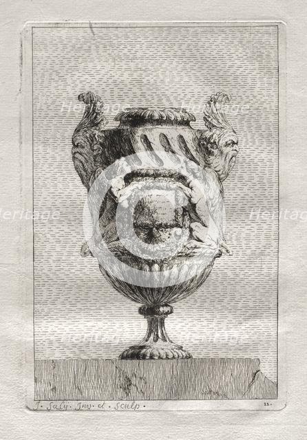 Suite of Vases: Plate 11, 1746. Creator: Jacques François Saly (French, 1717-1776).