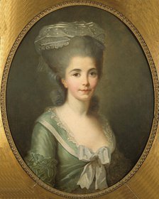 Portrait of a woman. Creators: Antoine Vestier, Ecole Francaise, Alexander Roslin.