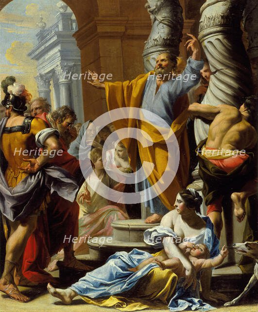 St. Peter Preaching in Jerusalem, 1642. Creator: Charles Poerson.