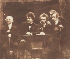 Cunningham, Begg, John Hamilton, Guthrie, 1843-47. Creators: David Octavius Hill, Robert Adamson, Hill & Adamson.