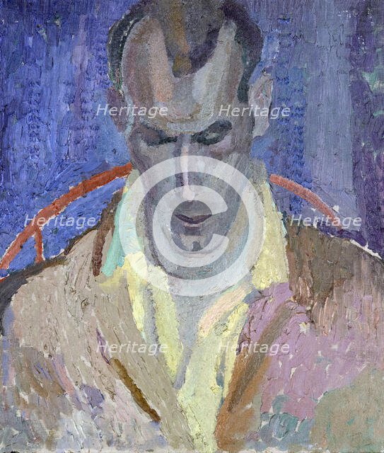 Portrait of Arthur Lett-Haines, 1920. Creator: Frances Hodgkins.