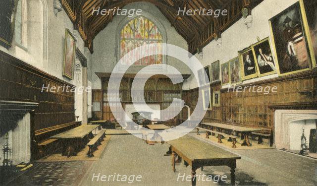 'The Dining Room, Eton College', 1910. Creator: Unknown.