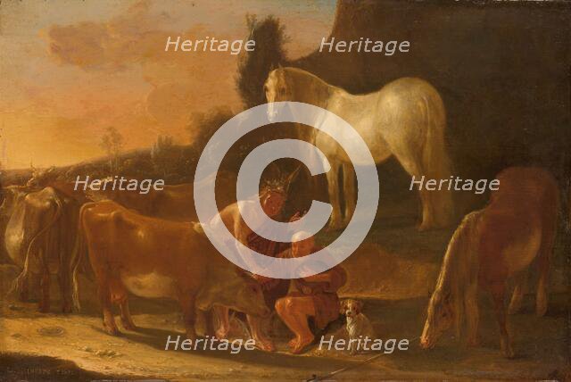 Mercury and Io, 1632. Creator: Willem Ossenbeeck.