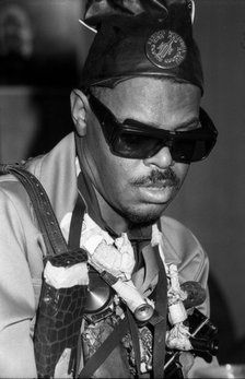 Roland Kirk, London, 1976.   Artist: Brian O'Connor.