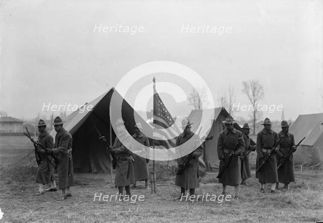 Army, U.S. Negro Troops, 1917. Creator: Harris & Ewing.