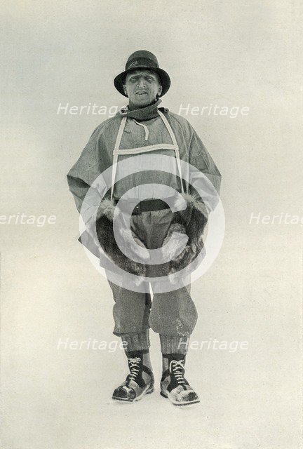 'Lieut. H. R. Bowers - 'Birdie', January 1911, (1913). Artist: Herbert Ponting.