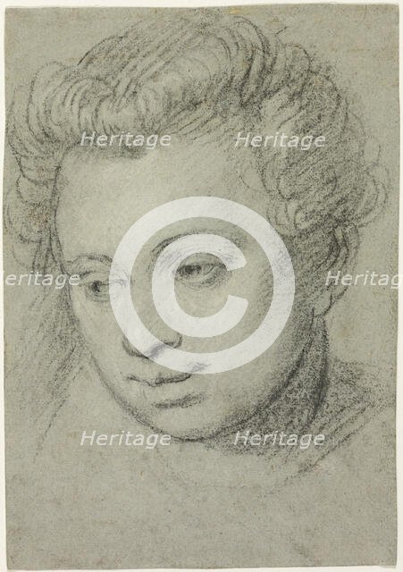 Head of a Woman, c.1575. Creator: Paolo Veronese.