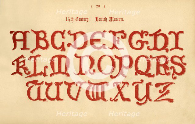 '14th Century. British Museum', 1862. Artist: Unknown.