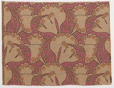 Textile design, 1898. Creator: Moser, Koloman (1868-1918).