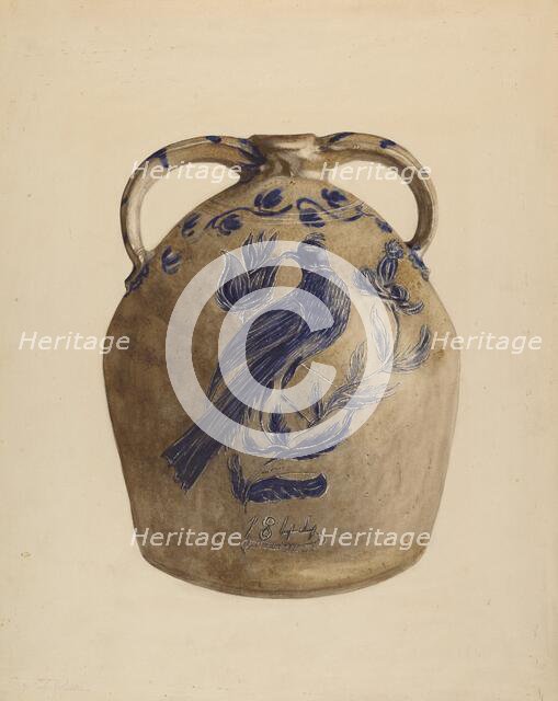 Jug, c. 1937. Creator: Yolande Delasser.