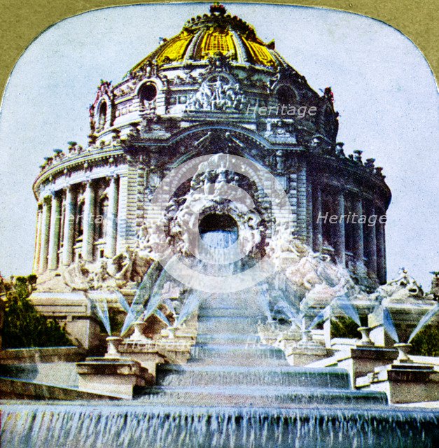 The Central Cascade from the World Fair, St Louis, Missouri. USA, 1904. Artist: Unknown