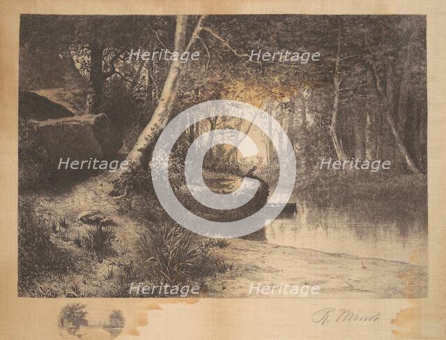 A Quiet Nook, late 19th century. Creator: Adolphe Appian.