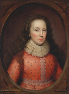 Alethea Howard, 13th Baroness Furnivall, Countess of Arundel (1585-1654), née Lady Alethea Talbot, 1619. Artist: Janssens van Ceulen, Cornelis (1593-1661)