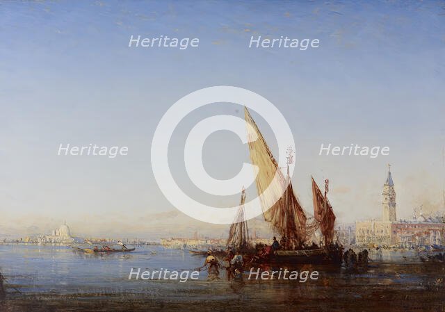 Venice, Midday, 1868. Creator: Felix Francois Georges Philibert Ziem.