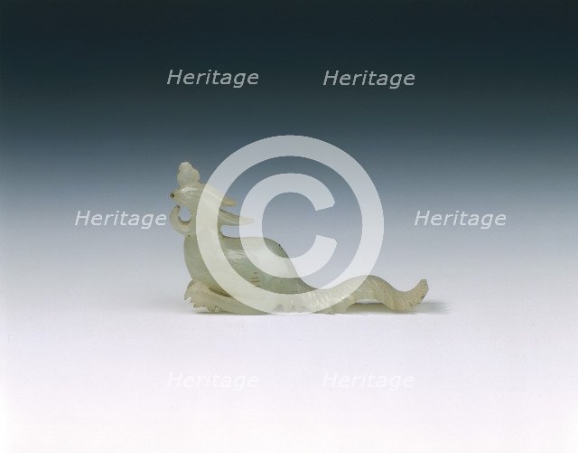 Miniature jade phoenix, Tang dynasty, China, 618-906. Artist: Unknown