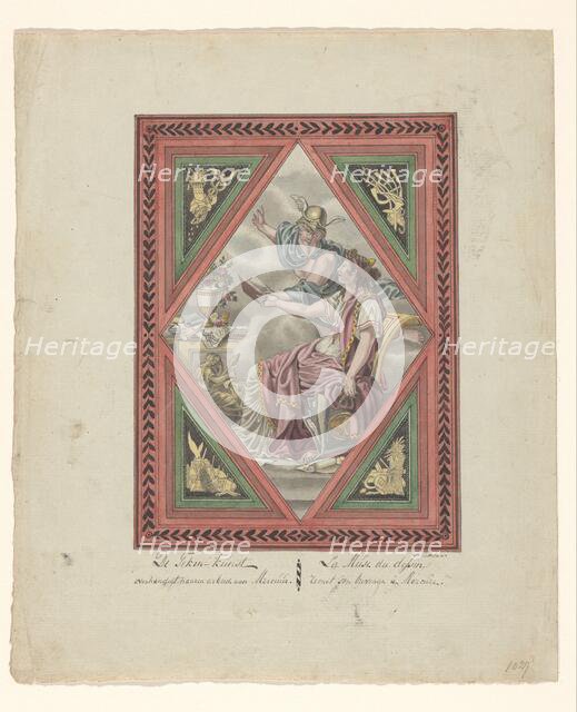 Drawing shows her work to Mercury, 1803-c.1899. Creator: J. Enklaar.