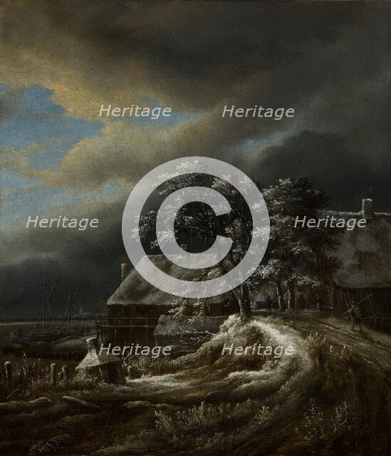 Winter Landscape, c1650-1680. Creator: Jacob van Ruisdael.