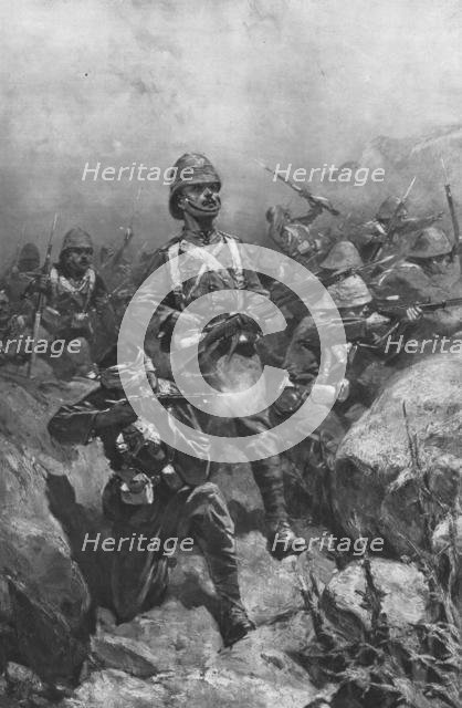 'The Transvaal War, 1899-1901: A Sharp Engagement', (1901).  Creator: Unknown.