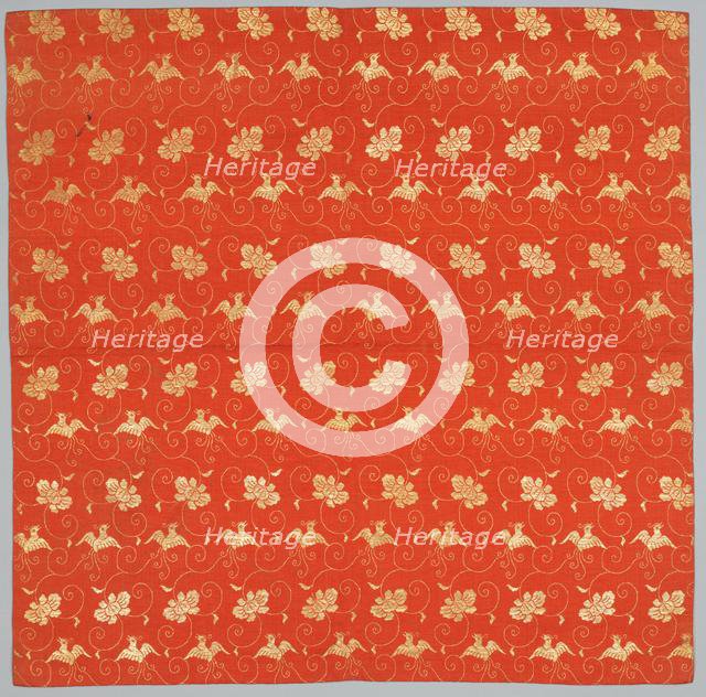 Brocaded Silk, 1800s. Creator: Unknown.