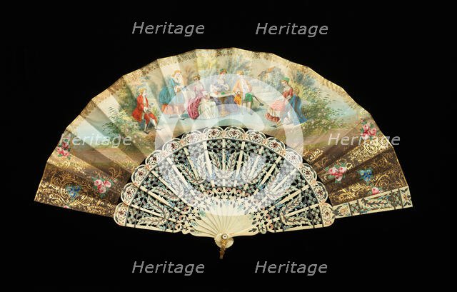 Fan, Spanish, 1860-69. Creator: Unknown.