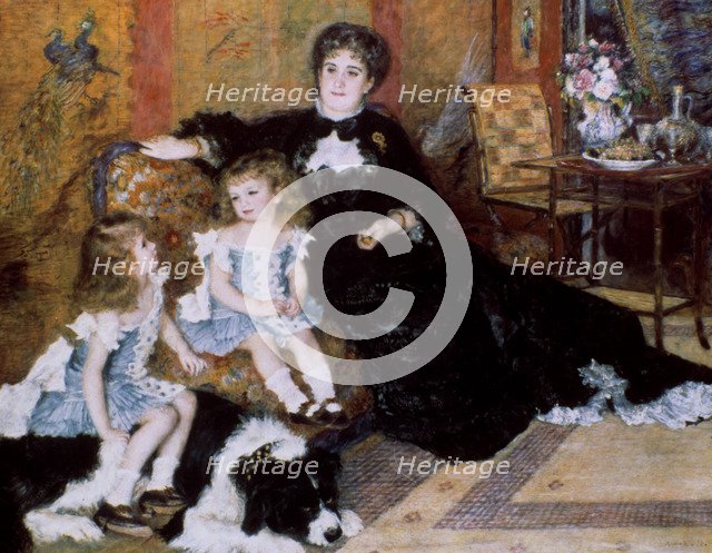 'Madame Georges Charpentier and Her Children', 1878 Artist: Pierre-Auguste Renoir