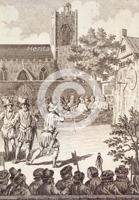 Finsbury Fields, London, c1600. Artist: Anon