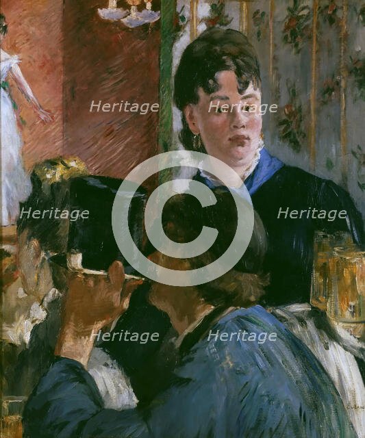 La Serveuse de bocks (The Waitress), 1878-1879. Creator: Manet, Édouard (1832-1883).
