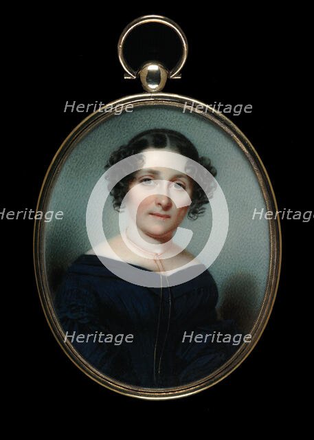 Mrs. Francis Barton Stockton, ca. 1840. Creator: Hugh Bridport.