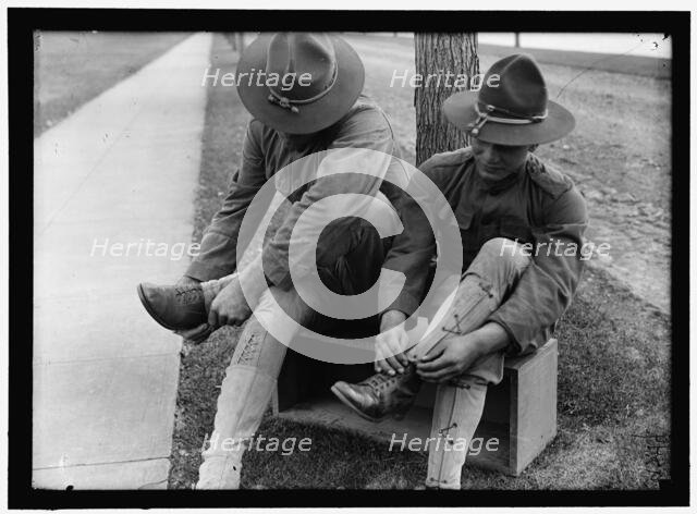Camp, between 1916 and 1918. Creator: Harris & Ewing.