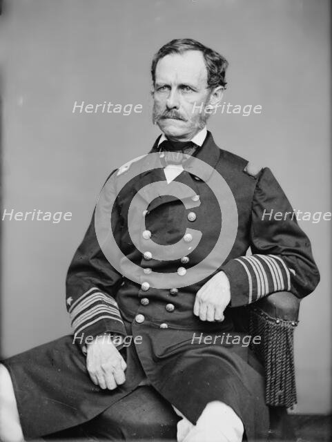 Admiral John Adolphus Bernard Dahlgren, between 1855 and 1865. Creator: Unknown.