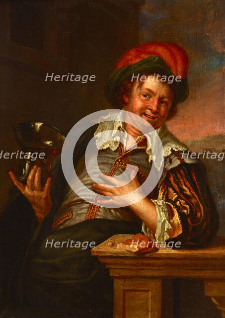 Man with a Cup, between 1660-1719. Creator: Jacob Toorenvliet.