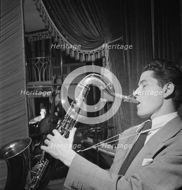 Portrait of Allen Eager and Curley Russell, Club 18, New York, N.Y., ca. Nov. 1947. Creator: William Paul Gottlieb.