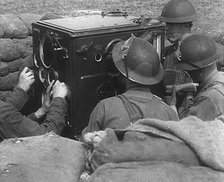 British Soldiers Operating Equipment, 1940. Creator: British Pathe Ltd.