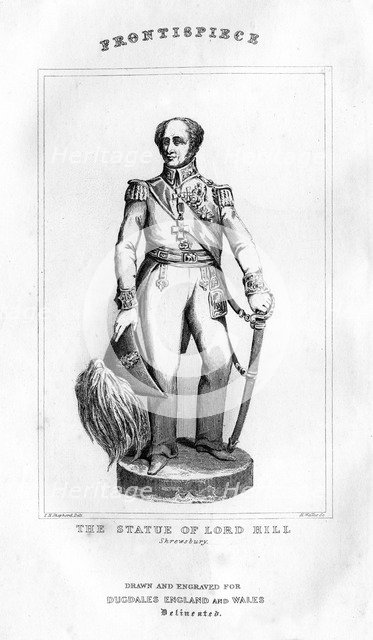 Rowland Hill (1772-1842), 1st Viscount Hill, 1827.Artist: H Wallis