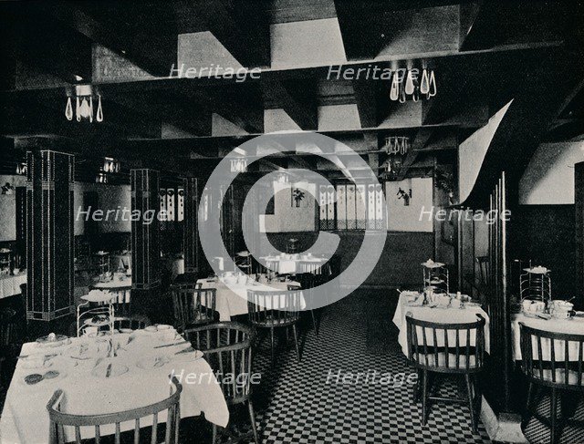 The Old Kitchen at Miss Cranston's Tea House, Argyle Street, Glasgow, c1906. Artist: Unknown