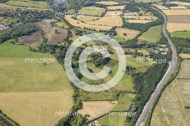 Briggens, 18th century house and landscape park, Essex, 2024. Creator: Damian Grady.