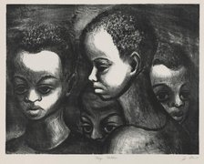 Negro Children, ca.1935 - 1943. Creator: Joseph Leboit.