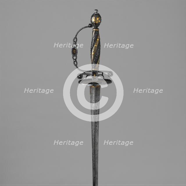 Smallsword, Russian, Tula, ca. 1775-80. Creator: Unknown.