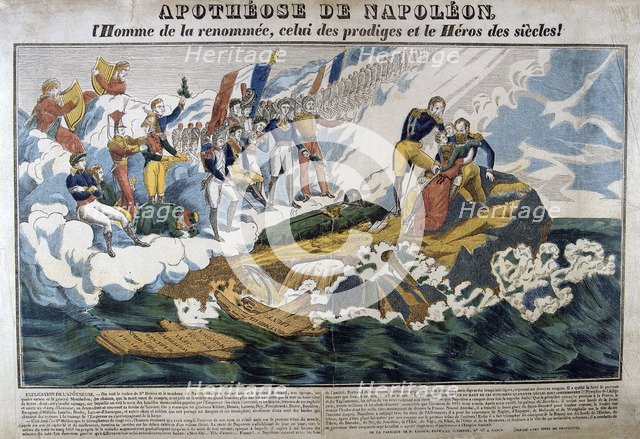 'The Crowning Glory of Napoleon', 19th century. Artist: Unknown