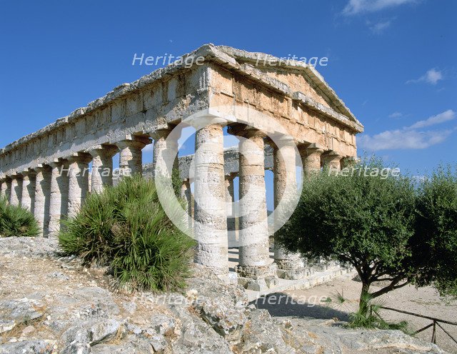 Temple, Segesta, Sicily, Italy. 