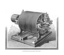 The Westinghouse Alternating Current Motor by Nikola Tesla, 1888-1889. Artist: Anonymous  