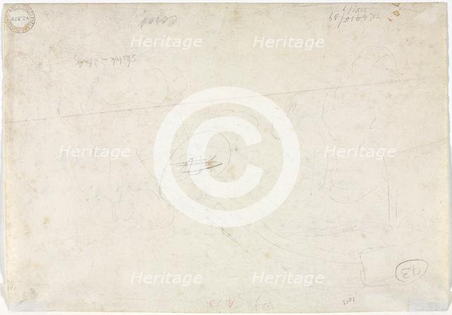 Sketch for a Landscape (verso), 1827. Creator: Jean Baptiste Camille Corot (French, 1796-1875).