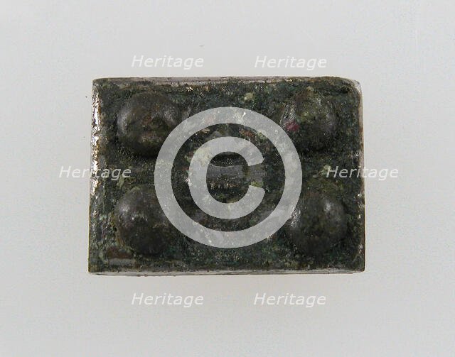 Rectangular Plaque, Frankish, middle of 6th century. Creator: Unknown.