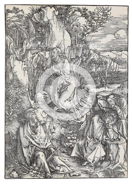 The Agony in the Garden, from the series "The Great Passion", c. 1496. Creator: Dürer, Albrecht (1471-1528).