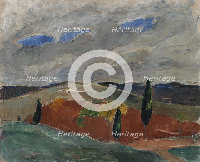 The Road to the Churchyard in Toledo, 1915. Creator: Jens Adolf Emil Jerichau.