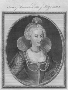 'Anne of Denmark, Queen of King James I', 1786. Creator: Unknown.