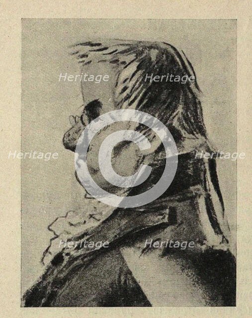 Portrait Caricature of the architect Giacomo Quarenghi (1744-1817), 1810s. Creator: Orlowski (Orlovsky), Alexander Osipovich (1777-1832).