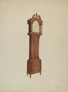 Grandfather Clock, c. 1940. Creator: Cornelius Christoffels.