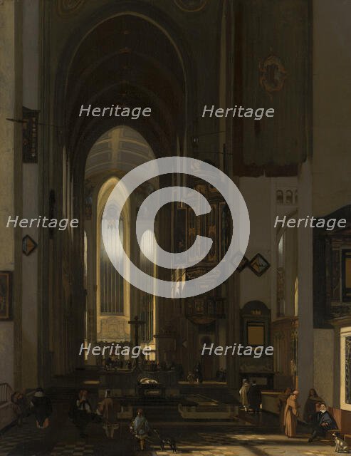 Interior of an Imaginary Catholic Church. Creator: Emanuel de Witte.